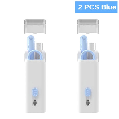 7-in-1 Computer Keyboard Cleaner Brush Screen cleaning Spray Bottle Set Earphones Cleaning Pen Cleaning Tools Keycap Puller ALPENZO