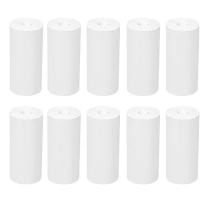 HD Mini Printer Thermal Paper 57*25MM Self-adhesive Roll Paper Label Sticker Photo Inkless Printing Portable Printer Color Paper - ALPENZO