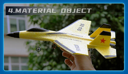 RC Foam Aircraft SU-35 Plane 2.4G Radio Control Glider Remote Control Fighter Plane Glider Airplane Foam Boys Toys for Children ALPENZO