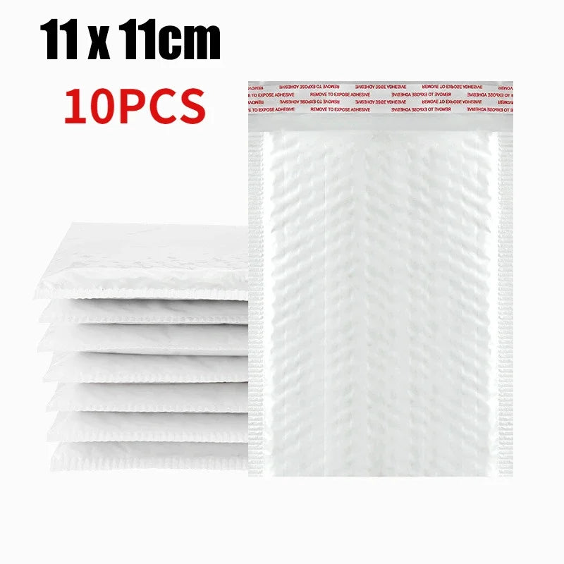 10-50Pcs Bubble Envelopes White Foam Shipping Bags Poly Bubble Mailers Pad Self Seal Packing Bags 11cm 15cm 23cm Wholesale ALPENZO