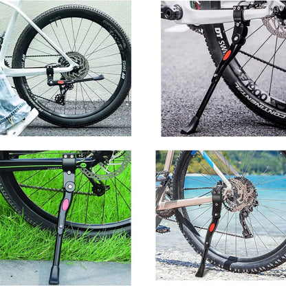 Bicycle Stand Foot Support Universal Bicycle Stand Stable Non slip Side Stand Aluminum Alloy Bicycle Stand 2 Style Selection