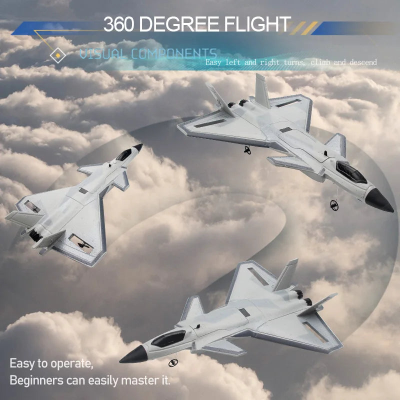 RC Foam Aircraft SU-35 Plane 2.4G Radio Control Glider Remote Control Fighter Plane Glider Airplane Foam Boys Toys for Children ALPENZO