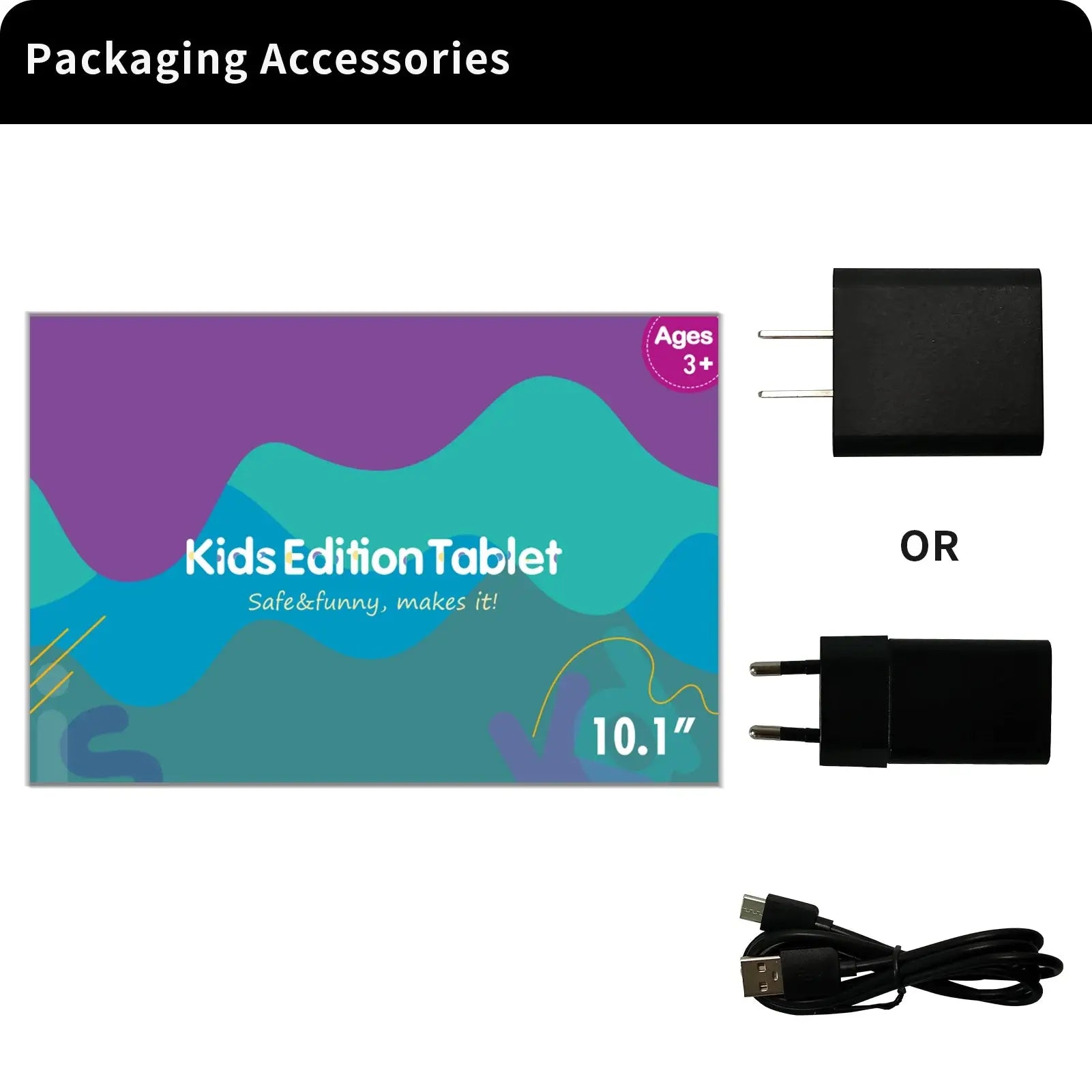 Pritom 10 Inch Kids Tablet Android 13 Go WIFI Quad Core Processor 2GB RAM 64GB ROM YouTube with Case - ALPENZO