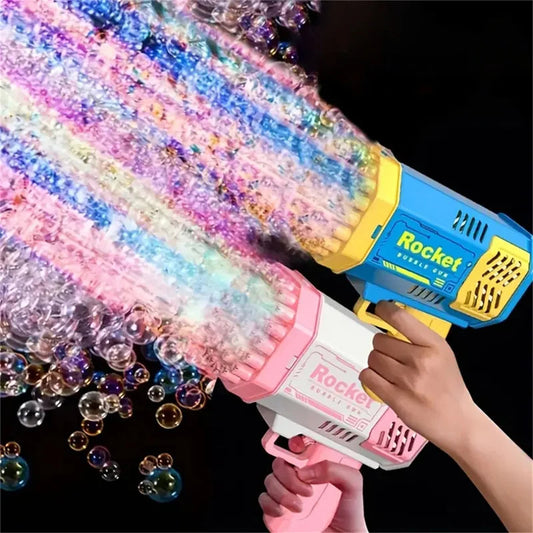 40 Hole Rocket Launcher Bubble Machine CHILDREN'S Bubble Gun Toy [Without Bubble Water] ALPENZO