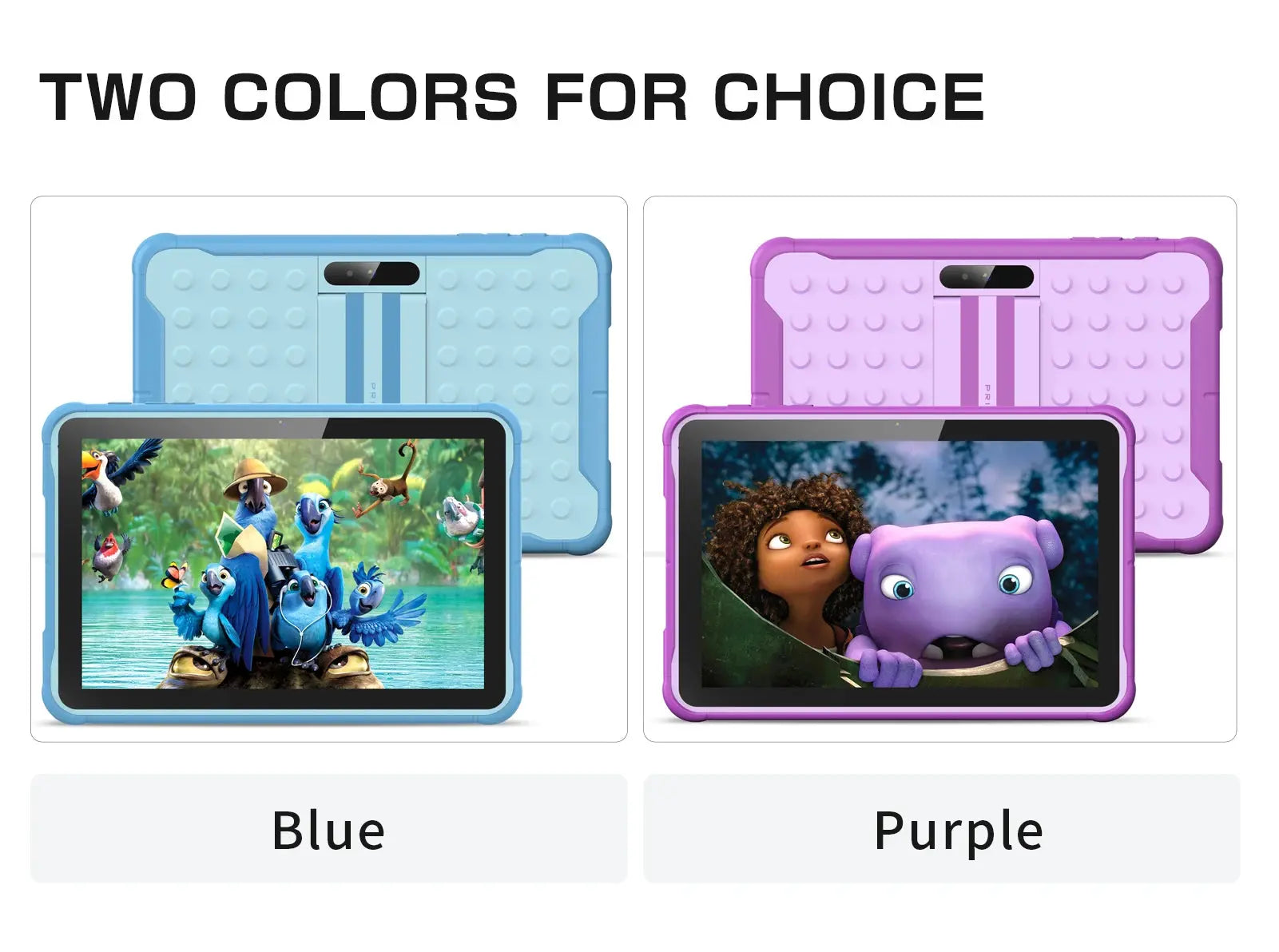 Pritom 10 Inch Kids Tablet Android 13 Go WIFI Quad Core Processor 2GB RAM 64GB ROM YouTube with Case - ALPENZO