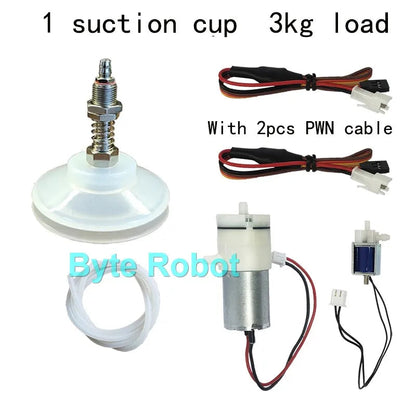 0.3/1/3/6/10/20kg Mechanical Arm Vacuum Pump Suction Cup with PWN Control Switch Sucker for Robot Arm  UNO R3 Programmable Robot ALPENZO