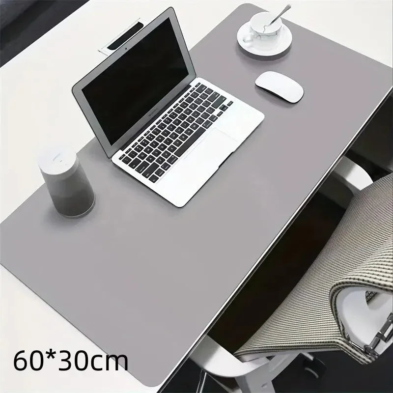 1 Pcs Large Size 60*30mm Office Desk Protector Mat PU Leather Waterproof Mouse Pad Desktop Keyboard Desk Pad Gaming Mousepad ALPENZO