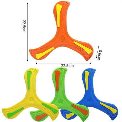 Children Boomerang Soft Three-leaf Cross Adult-kids Interactive Outdoor Toy Early Education Puzzle Decompression Gift ALPENZO