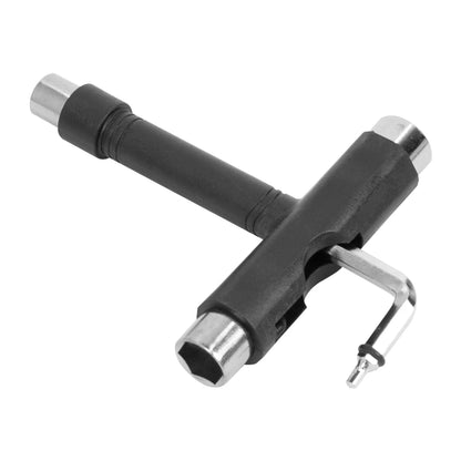 T Shape Wrench Skateboard Professional T Type Allen Key Black Longboard Skateboard Tools Board Roller Skate Wrench Tools Parts