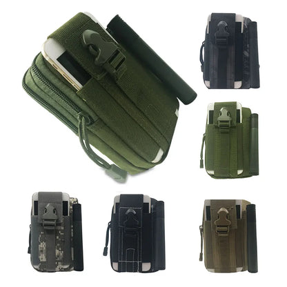 Molle Bag Waist Bag Camouflage Waterproof Nylon Multifunctional Casual Men Waist Bag Men Small Bag Phone Case