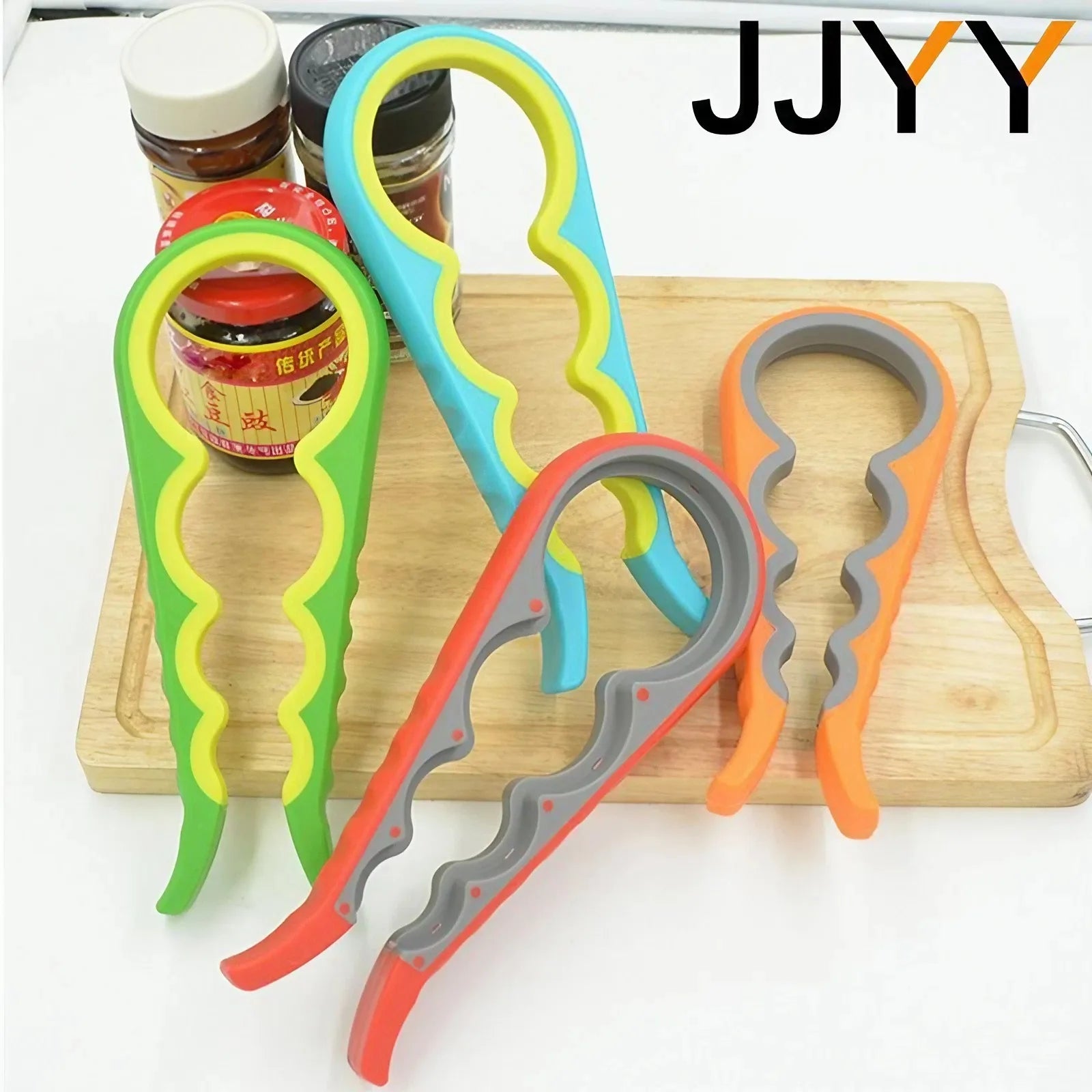 JJYY Multi-functional Home Kitchen Can Opener Non-slip Twist Bottle Opener Lid Opening Tool Kitchen Supplies - ALPENZO