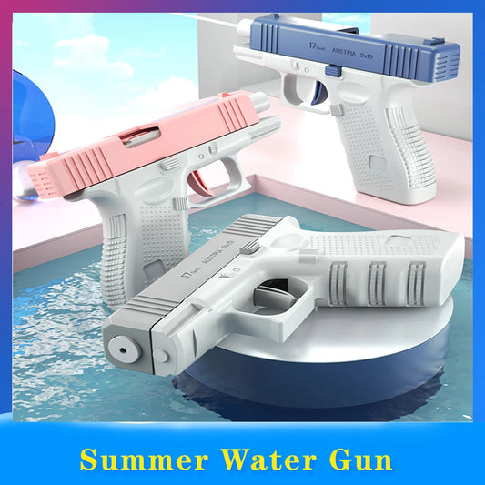 Summer Water Gun non Electric Pistol High-pressure Full Automatic Shooting Water Beach Toy Gun For kid Children Boys Girls ALPENZO