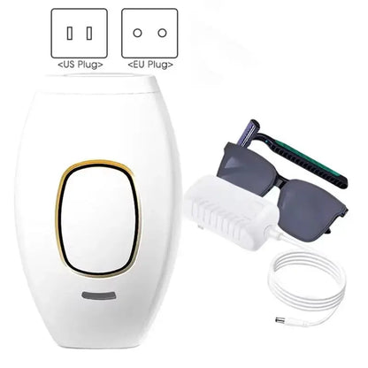 IPL Laser Hair Remover Intense Pulsed Light 500000 Pulses Permanent Laser Hair Remover Women's Painless Hair Removal Home Device - ALPENZO