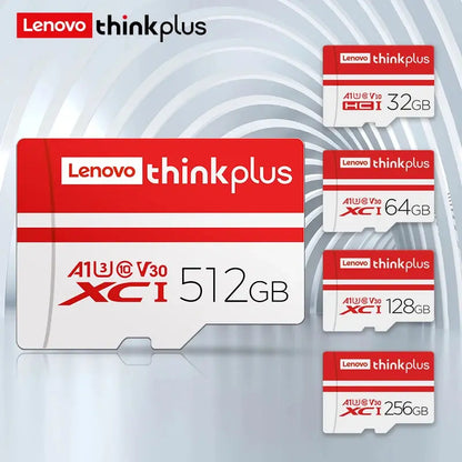 thinkplus Mini SD Card Class 10 TF Flash Card 32GB-256G Memory Card For Mobile Phone PC Speaker HD Camera Game Switch for Lenovo - ALPENZO