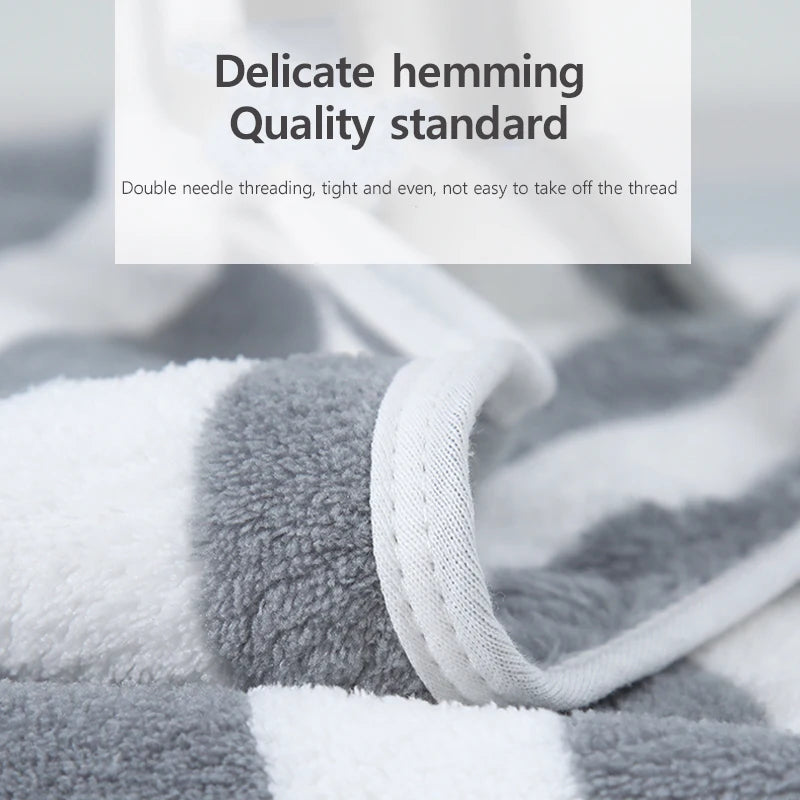 1 Pc Thickened Absorbent Bath Towel Soft Face Towel for Home - ALPENZO