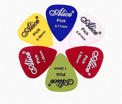 Multicolor Guitar Picks 24 Pieces ABS Premium Plastic Guitar Picks for Acoustic Electric Guitars Bass Or Ukulele