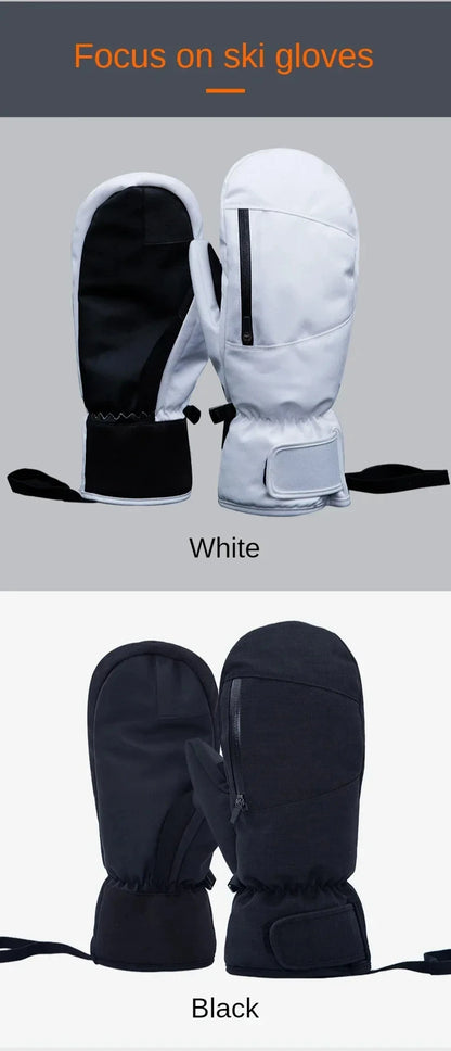 New 2025 Men Women Winter Touch Screen Waterproof Windproof Thermal Thick Snowboarding Snow Gloves Snowmobile Skiing Mittens