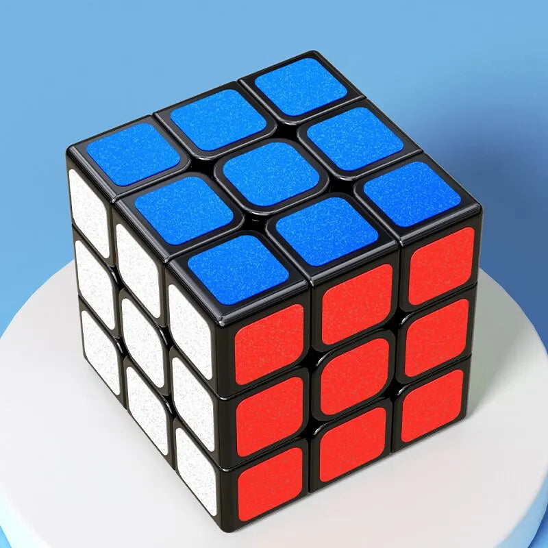 SENGSO Magic Cube 3x3 Frosted Texture Sticker Magic Cube Educational Toys Children Puzzle Toys Designated For Competition Cubes ALPENZO