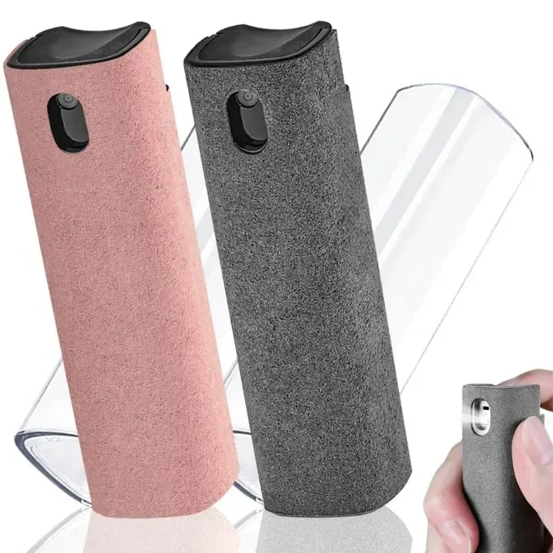 Microfiber Screen Cleaner Spray Bottle Set Mobile Phone Ipad Computer Microfiber Cloth Wipe Iphone Cleaning Glasses Wipes - ALPENZO