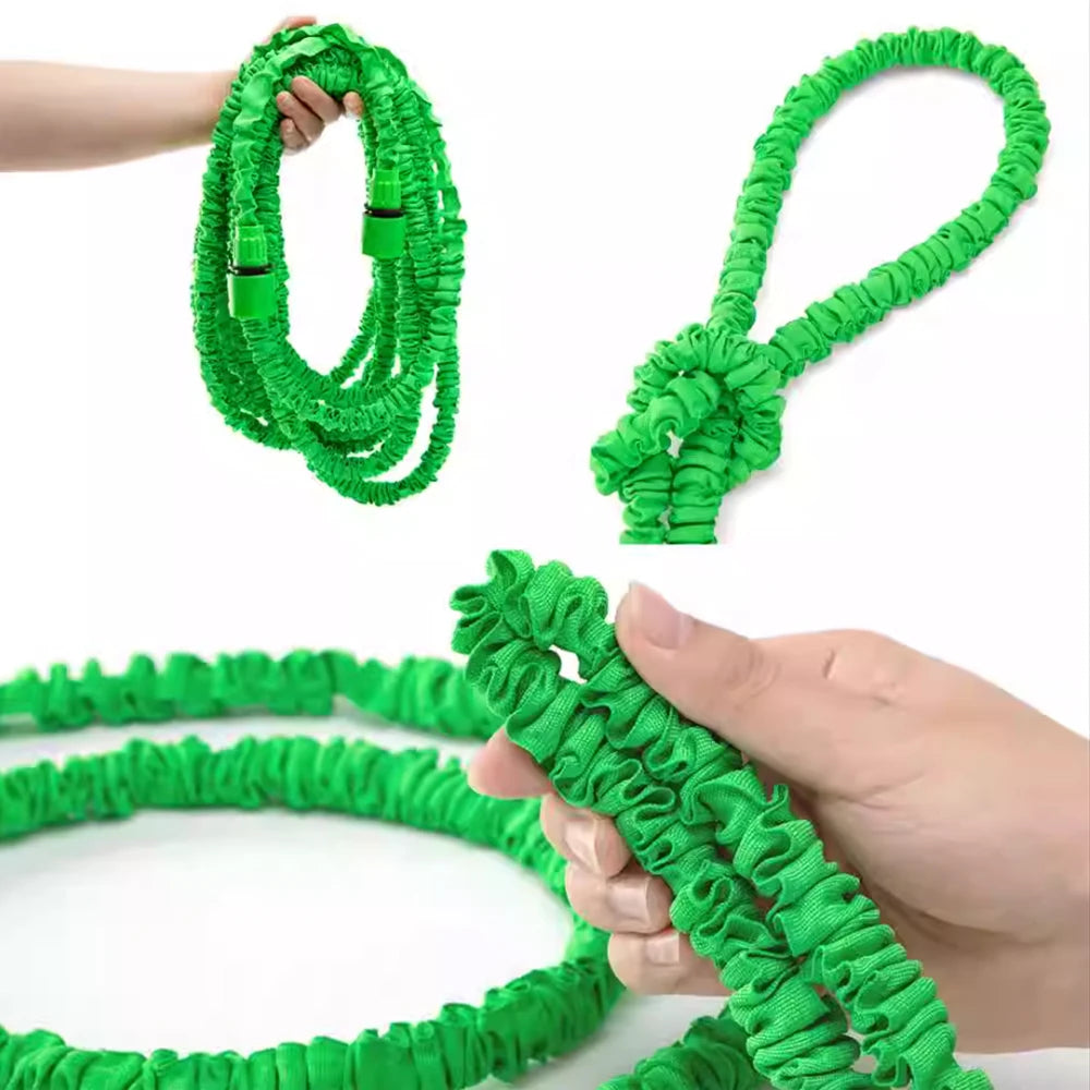 Expandable Magic Hose, High-Pressure Car Wash, 7Water Spraying Functions, Water Gun, Home Garden Watering Hose - ALPENZO