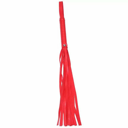 High Quality Pu Leather Pimp Whip Racing Riding Crop Party Flogger Hand Cuffs Queen Black Horse Riding Whip Sports Horsewhip