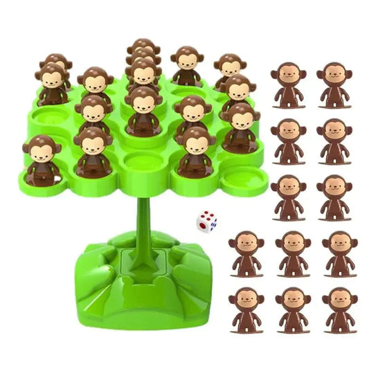 Creative Balancing Tree Toy Digital Monkey Balance Scale Educational Number Board Game Kids Learning Toys Montessori Math Toy ALPENZO