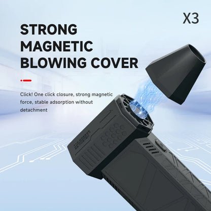 3nd Generation X3 Violent Blower Mini Turbo Jet Fan Handheld Brushless Motor 130,000 RPM Wind Speed 52m/s industrial Duct Fan ALPENZO