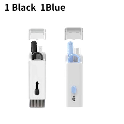 7-in-1 Computer Keyboard Cleaner Brush Screen cleaning Spray Bottle Set Earphones Cleaning Pen Cleaning Tools Keycap Puller ALPENZO