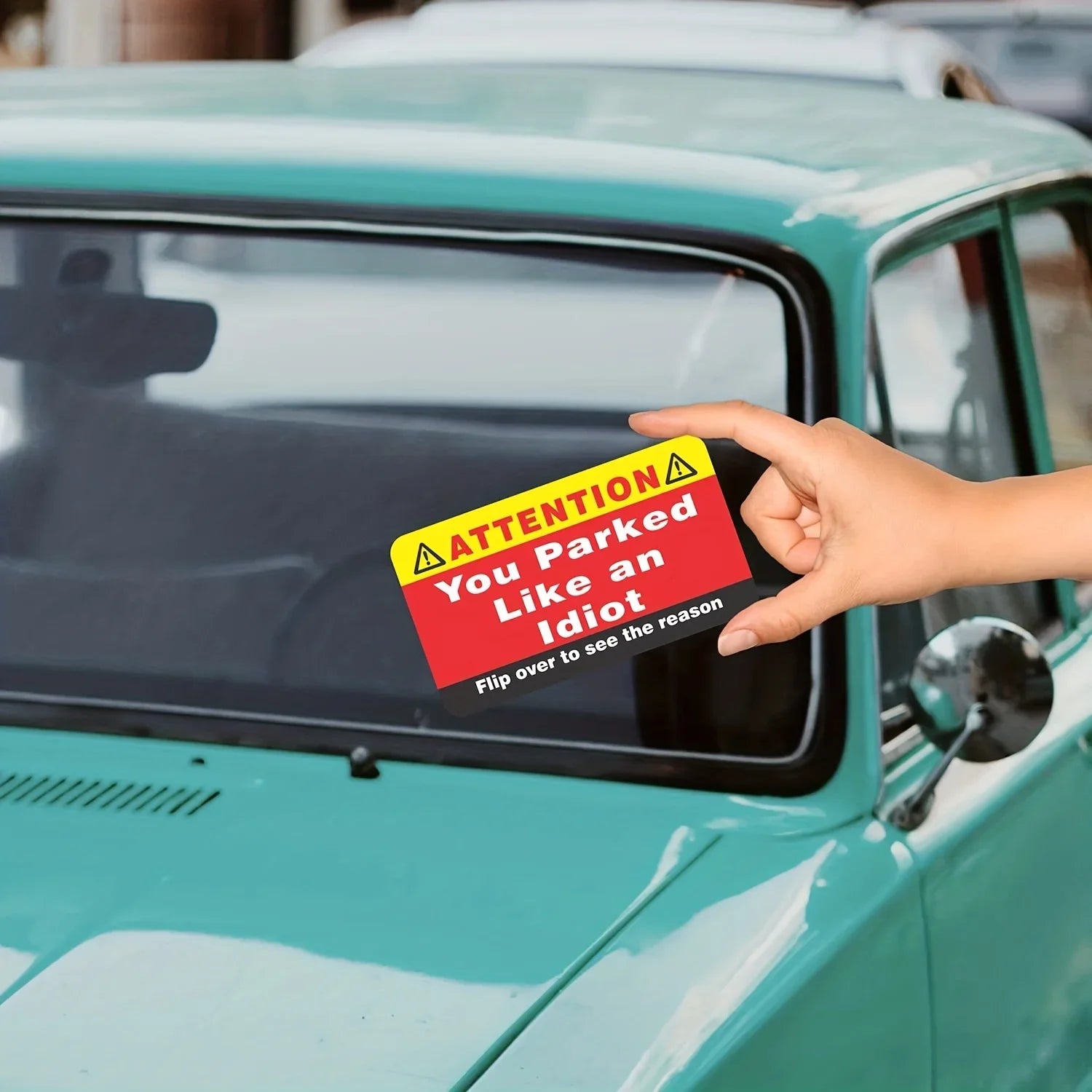 You Park Like an Idiot Business Cards (Pack of 50) Bad Parking Cards Multiple Reason Violation Adult Sock Stuffer ALPENZO