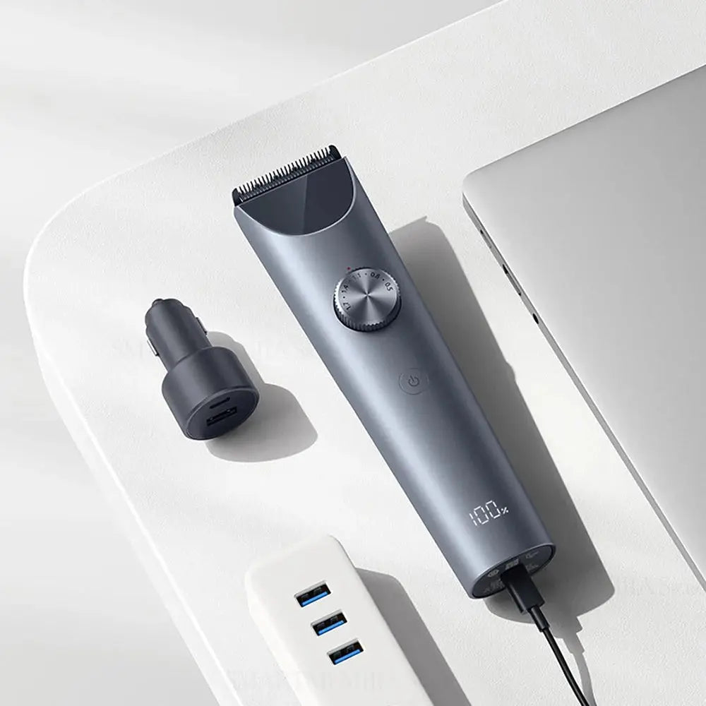 XIAOMI MIJIA Hair Clipper 2 Cutting Machine Trimmer Professional Clippers Titanium Alloy Blade Rechargeable Barber Shaver Cutter - ALPENZO