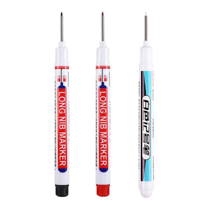 1/4Pcs White Permanent Paint Pen set for Wood Rock Plastic Leather Glass Stone Metal Canvas Ceramic Deep Hole Marker 0.7mm ALPENZO