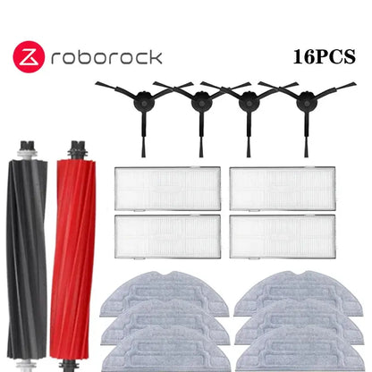 Roborock S8 S8 Pro Ultra S8+ Robot Vacuum Spare Parts Main Side Brushes Mop Cloths HEPA Filters Dust Bags Accessories - ALPENZO
