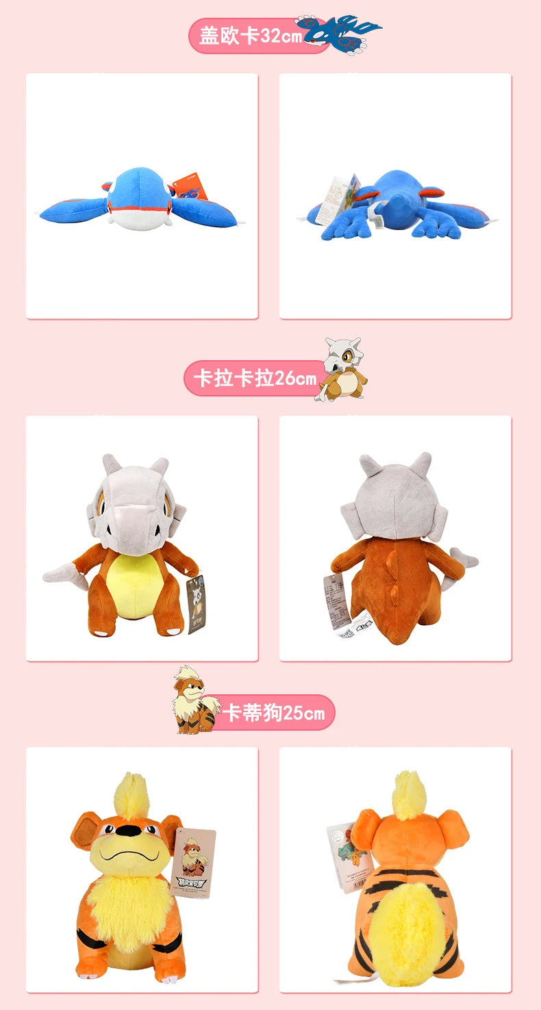 POKEMON Original Plush Toy Gengar Pikachu Charizard Genuine Plush Doll Soft Kawaii Cute Cartoon Piplup Toys for Kids Gift ALPENZO
