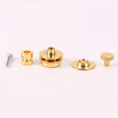 Miwayer Guitar Strap Lock 1 PCS Heavy Duty Metal Button Security Straplock for Electric Acoustic Guitar Bass Ukulele