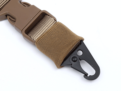 Tactical Gun Single Point Sling Adjustable Bungee Rifle Shoulder strap length for Airsoft Hunting Accessories Strap M4 with pad