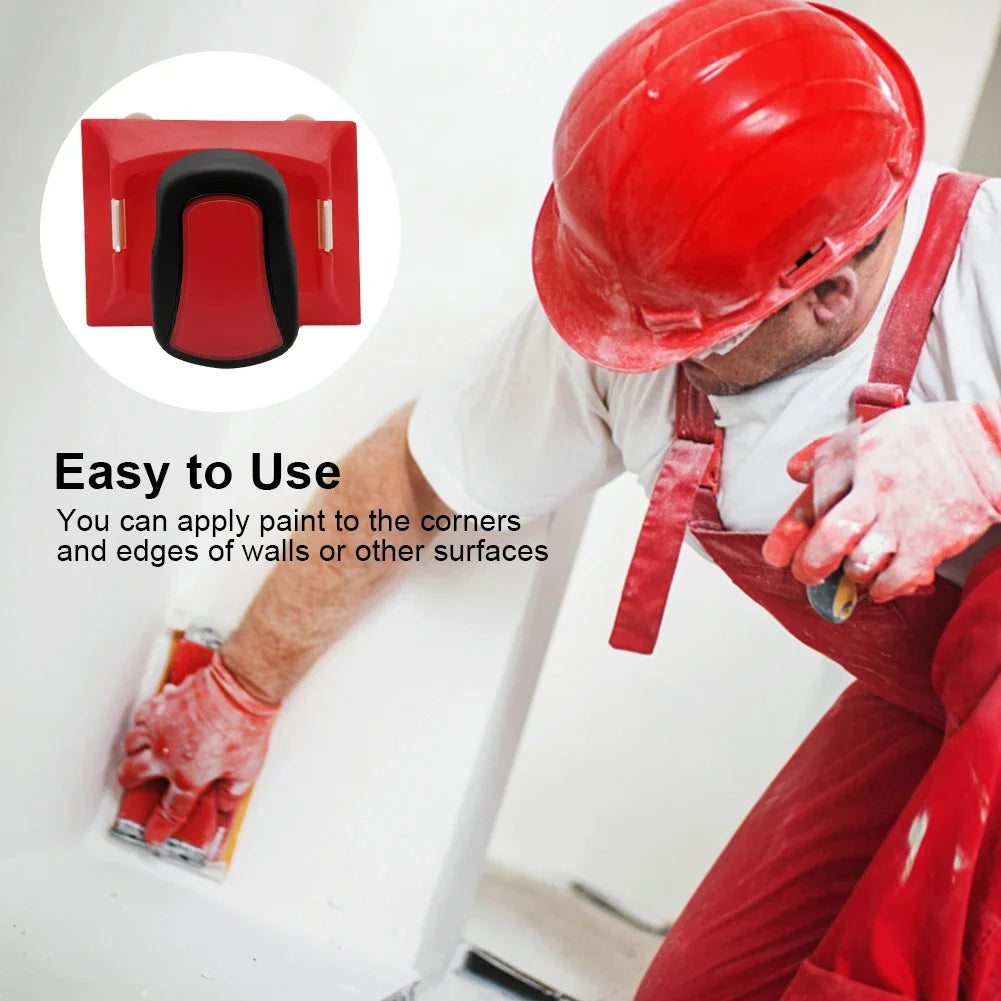 Red Paint Edger Cutting In Home Interior Plastic Wall With Pad Nylon Bristles Edges Painting Corner and Edges - ALPENZO