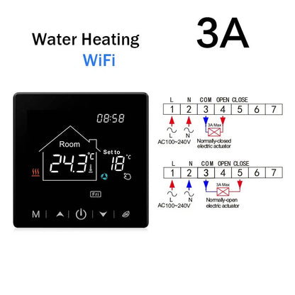 Tuya Smart Home Wifi Room Thermostat For Underfloor Heating Smart Thermostat for Gas Boiler 220V Temperature Controller Alexa - ALPENZO