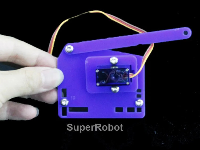 SG90 MG90S 4 Dof Unassembly Acrylic Mechanical Robot Manipulator Claw Kit For Arduino Robot Arm STEAM Kit Programming Robot Arm ALPENZO
