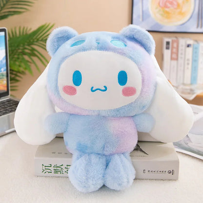 Sanrio 25Cm Anime Sanriod Toys Kawaii Kuromi  Cinnamorol Plush Soft Stuffed Animals Doll Plushie Pillow Children's Toys Gifts ALPENZO