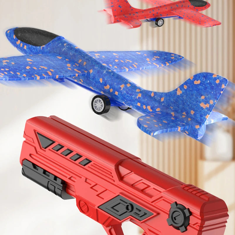 Children's Foam Ejection Aircraft Toys Parent-Child Interaction Outdoor Foam Aircraft Park ALPENZO