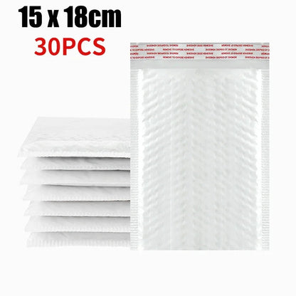 10-50Pcs Bubble Envelopes White Foam Shipping Bags Poly Bubble Mailers Pad Self Seal Packing Bags 11cm 15cm 23cm Wholesale ALPENZO