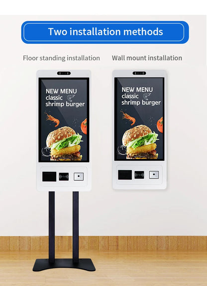 TouchWo 27 32 inch Windows/Android OS Capacitive Touch Screen Pc Touchscree Self Service Ticket/Payment/Ordering Kiosk - ALPENZO