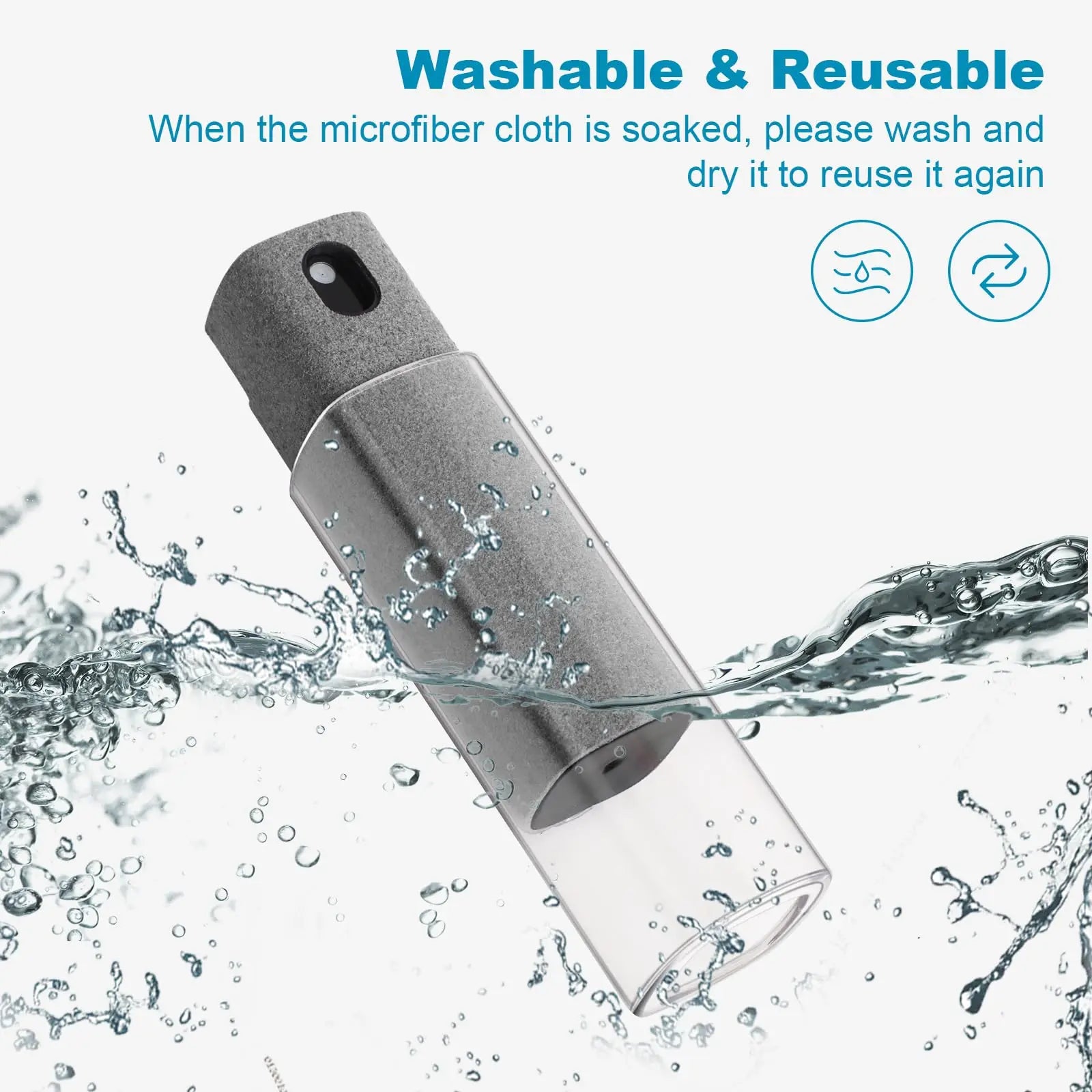 Microfiber Screen Cleaner Spray Bottle Set Mobile Phone Ipad Computer Microfiber Cloth Wipe Iphone Cleaning Glasses Wipes - ALPENZO