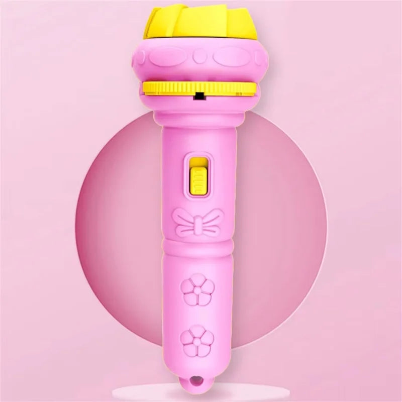 10Pcs Cards Cartoon Projection Flashlight Patterns Creative Children Flashlight Toy Projector Baby Toys Bedtime Story Book Toy ALPENZO