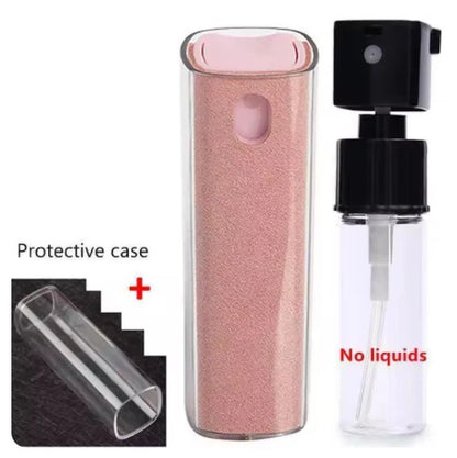 Microfiber Screen Cleaner Spray Bottle Set Mobile Phone Ipad Computer Microfiber Cloth Wipe Iphone Cleaning Glasses Wipes - ALPENZO