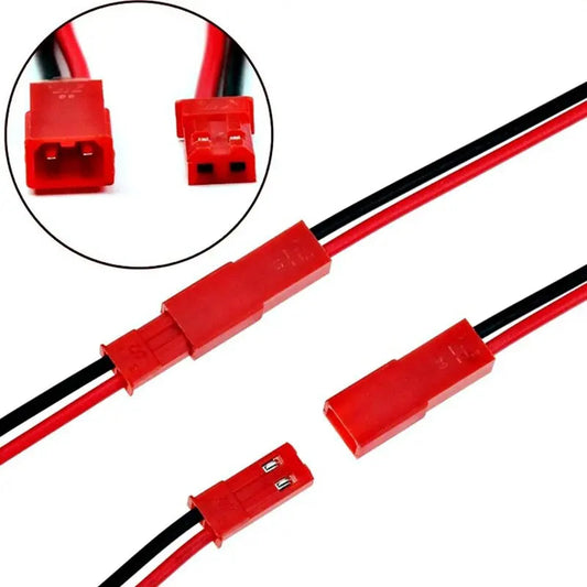 20pcs  Male&Female Connector JST Plug Cable  DIY 2 Pin Connectors Terminals ALPENZO