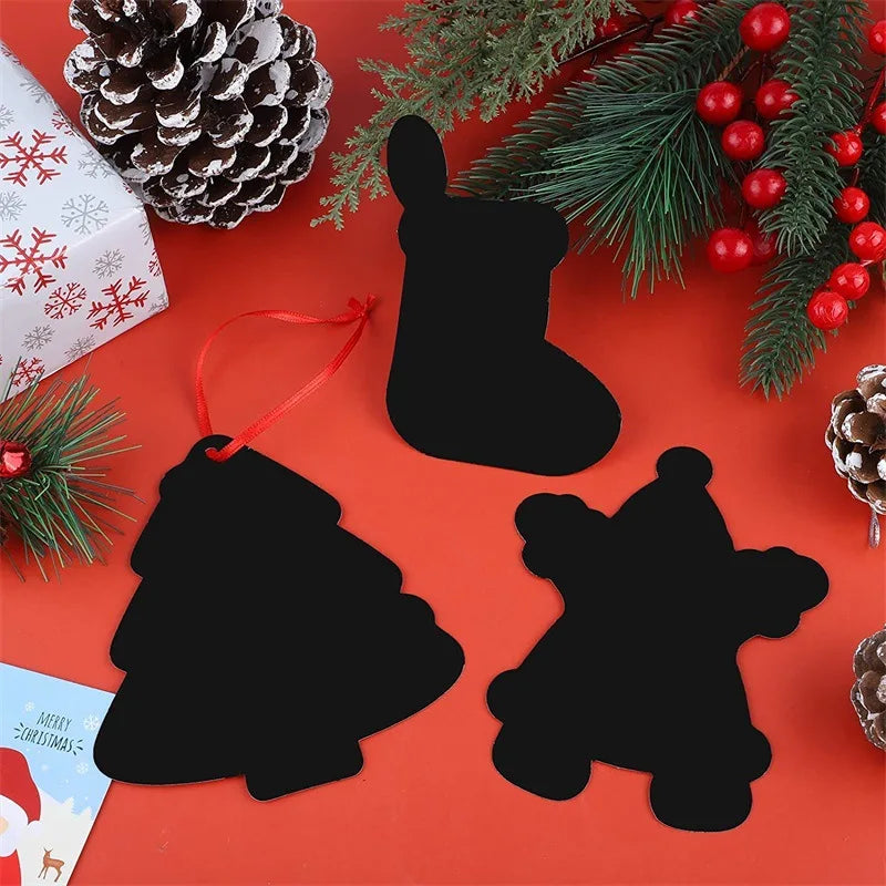 24Pcs Animal DIY Toys Scratching Painting Paper Alien Scratching Painting Colorful Scratching Paper For Kids ALPENZO