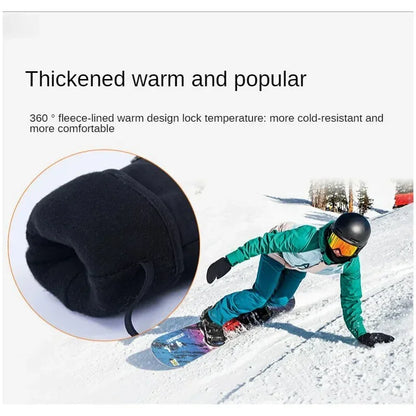 New 2025 Men Women Winter Touch Screen Waterproof Windproof Thermal Thick Snowboarding Snow Gloves Snowmobile Skiing Mittens