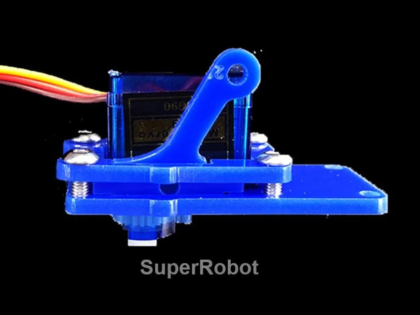 SG90 MG90S 4 Dof Unassembly Acrylic Mechanical Robot Manipulator Claw Kit For Arduino Robot Arm STEAM Kit Programming Robot Arm ALPENZO