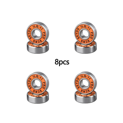 8PC bearings ILQ-11 high-speed bearings are suitable forskateboard long board inline roller skates and ice skates with low noise